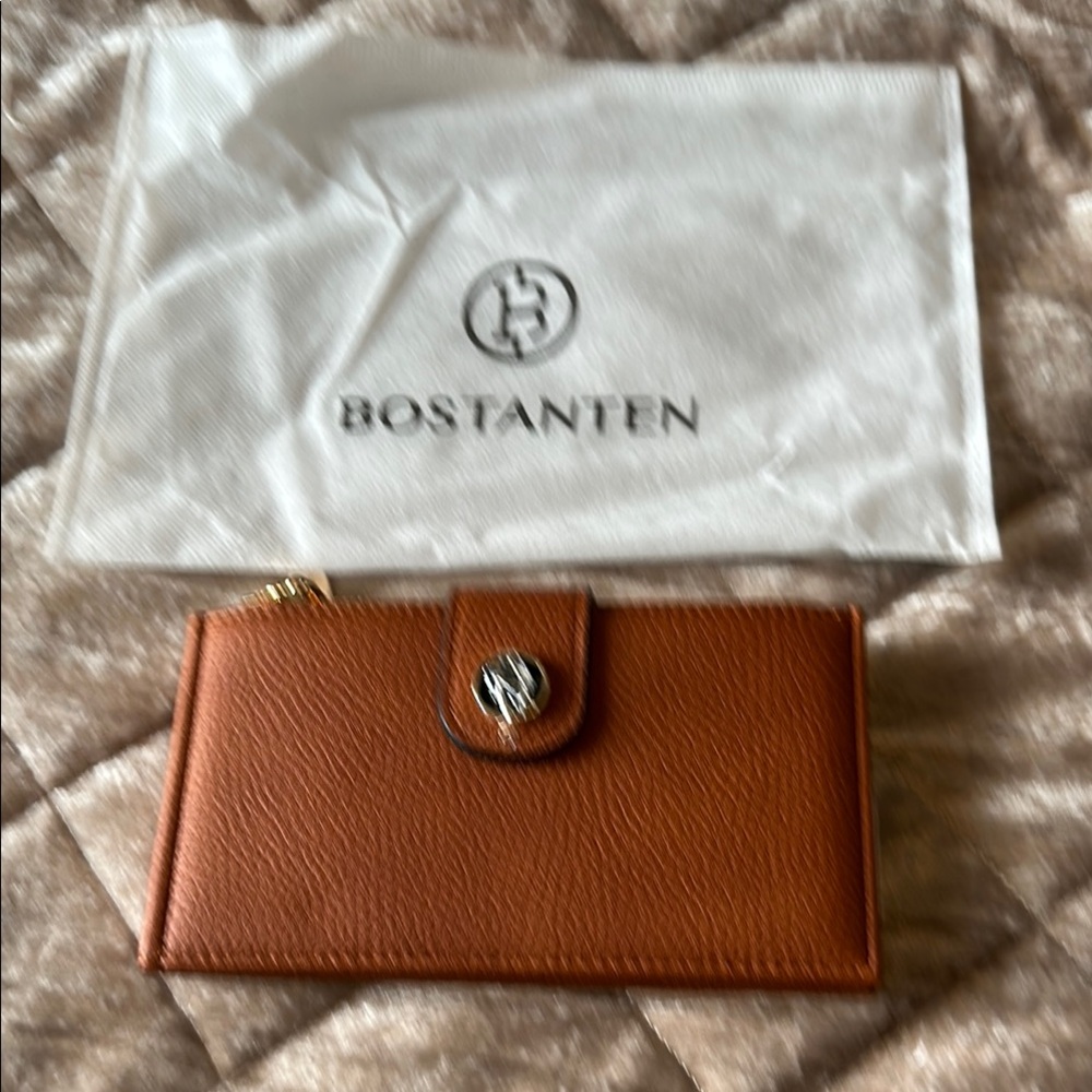 New-BOSTANTEN Brown Leather Wallet